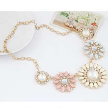 Load image into Gallery viewer, Floral Classic Statement Necklace
