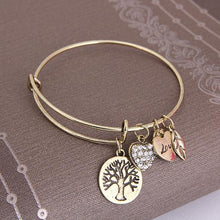 Load image into Gallery viewer, Tree of Life Charm Bangle
