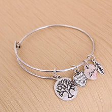 Load image into Gallery viewer, Tree of Life Charm Bangle
