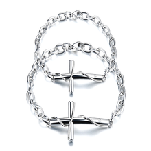 Load image into Gallery viewer, Unisex Cross Chain Bracelet
