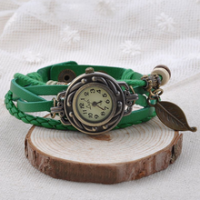 Load image into Gallery viewer, Leaf Vintage Wrap Watch
