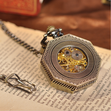 Load image into Gallery viewer, Golden Treasure Mechanical Pocket Watch

