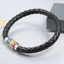 Load image into Gallery viewer, Rainbow Magnetic Handmade Bracelet
