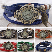 Load image into Gallery viewer, Leaf Vintage Wrap Watch
