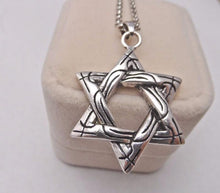 Load image into Gallery viewer, Men's Jewish Star Pendant

