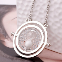 Load image into Gallery viewer, Rotating Time Turner Necklace
